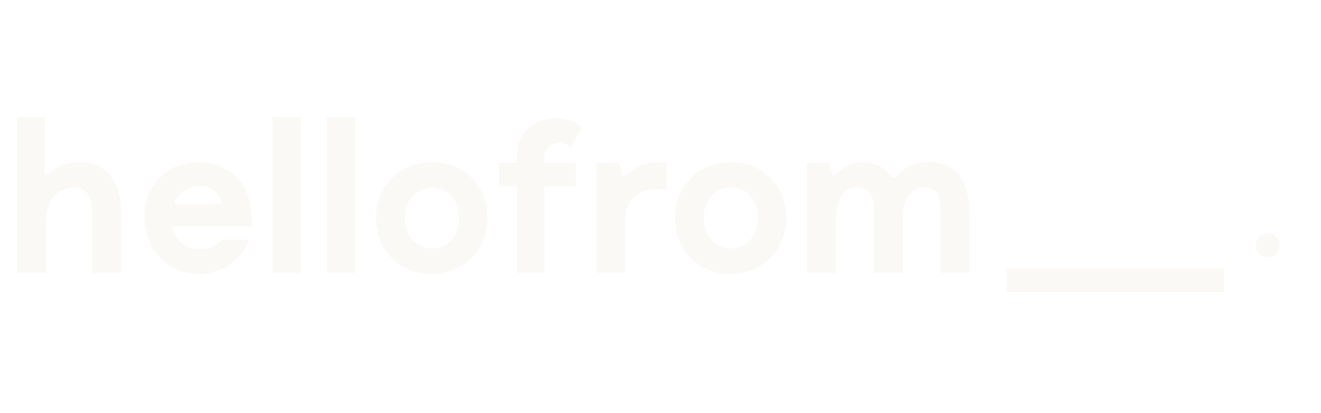 HelloFrom LOGO NEW White